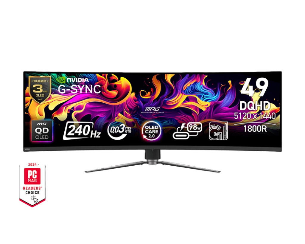 Écran gaming MSI MPG 491CQPX QD-OLED